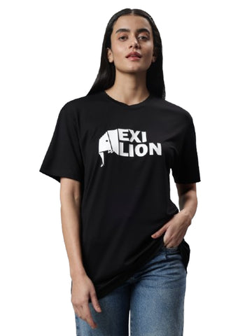 Women's Solid Cotton Stretch Half Sleeve Round Neck  T-Shirt