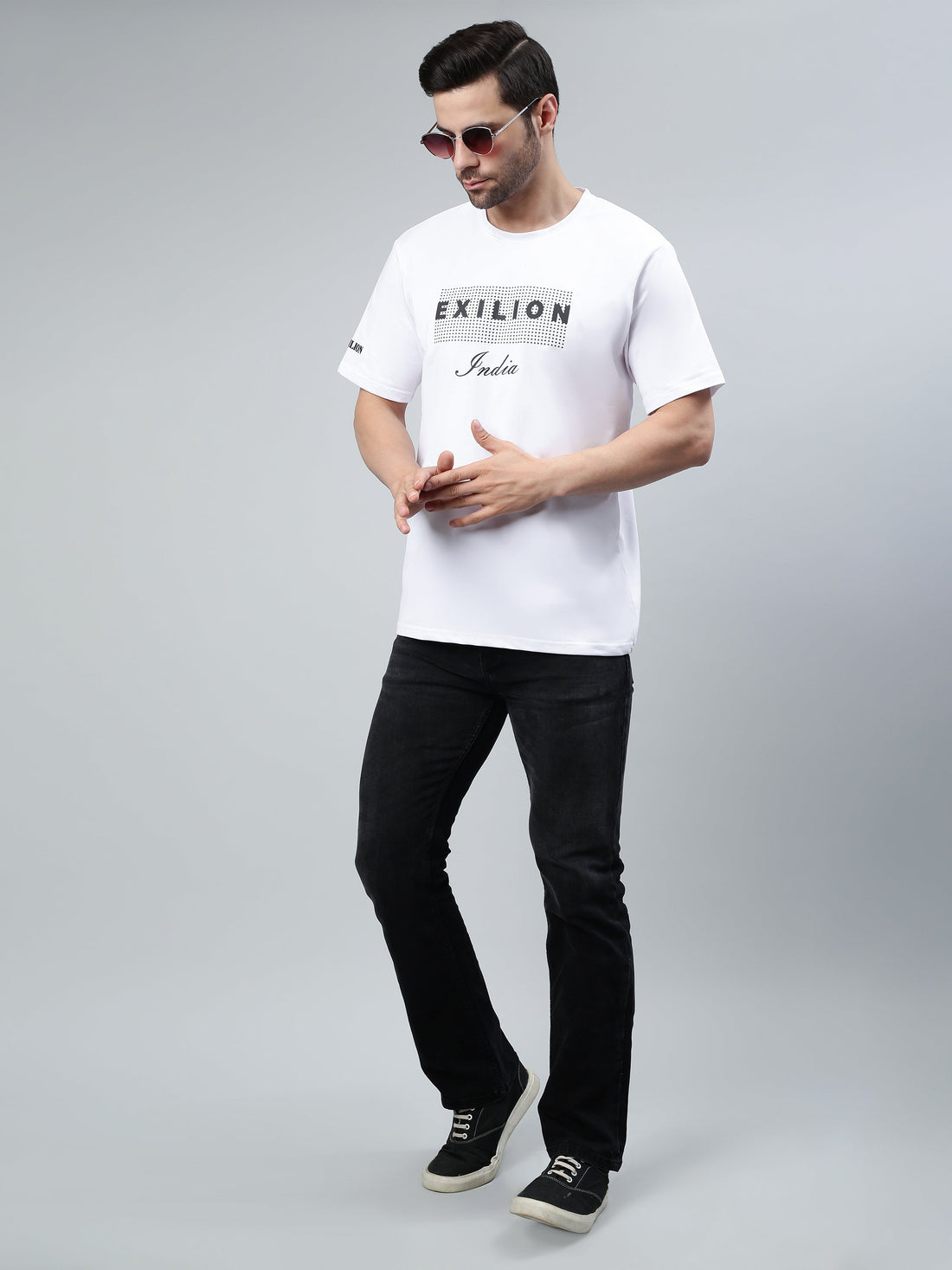 Exilion Nation T-Shirt - Snow Drift