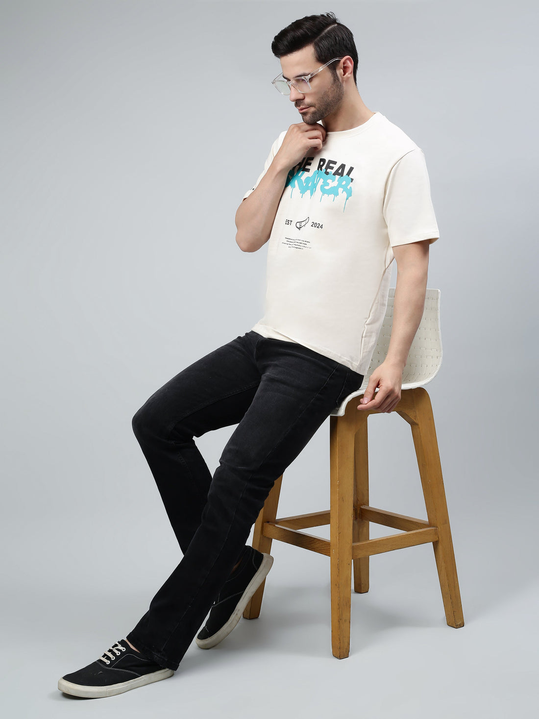 The Skate Legacy T Shirt - Neutral Cream