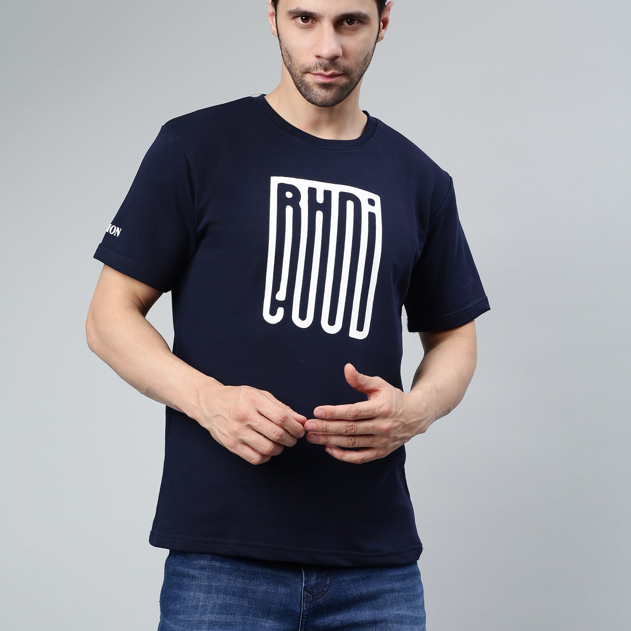 Drift Lines Tee - Stromy Seas